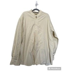Scully western‎ half placket Shirt cream size XL